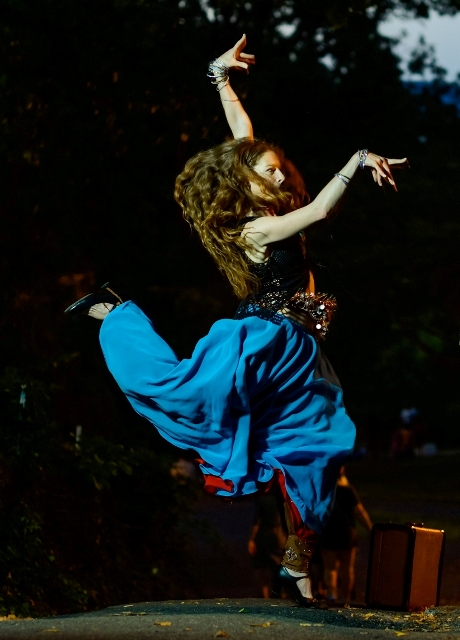 Julia Kulakova in Fort Tryon Park JumpWeb